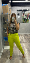 Load image into Gallery viewer, Mellow Yellow Cotton Blend Pants