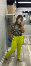 Load image into Gallery viewer, Mellow Yellow Cotton Blend Pants